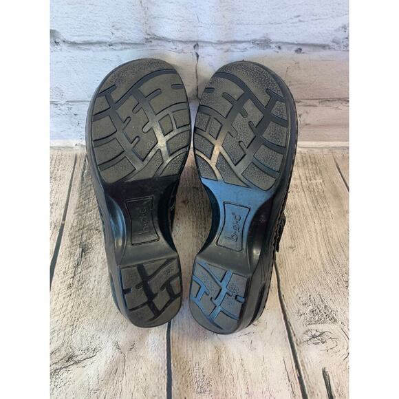 B.O.C. Women’s Born Concept Black Leather Slip On Clogs/Mules / Size: 10 - Picture 6 of 9